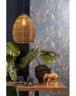 Suspension Lustre Meya Noir Or Diam 40/53 Gm