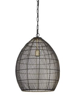Suspension Lustre Meya Noir Or Diam 40/53 Gm