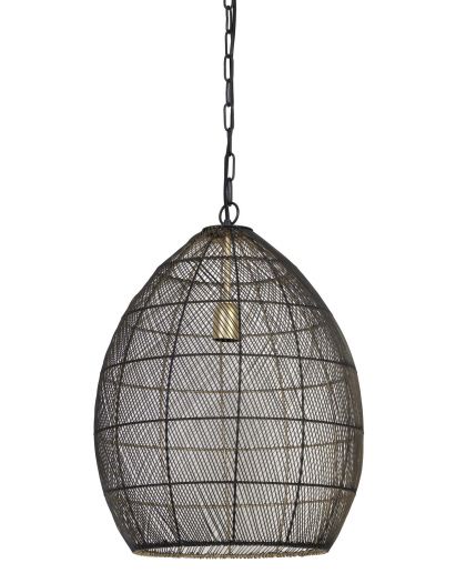 Suspension Lustre Meya Noir Or Diam 40/53 Gm