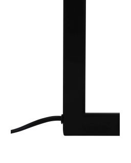 Pied De Lampe 11,5X11,5X31 Cm Miley Noir Mat