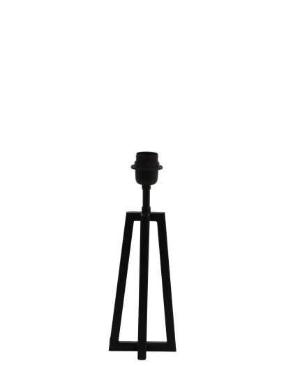 Pied De Lampe 11,5X11,5X31 Cm Miley Noir Mat
