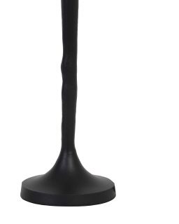 Pied De Lampe Ø14X60 Cm Gizon Noir Mat