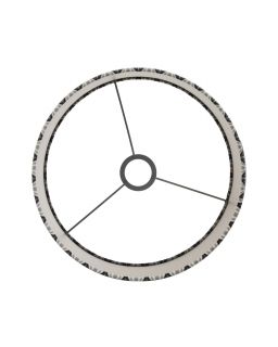 Abat-Jour Cylindre 30-30-21 Cm Trellis Noir