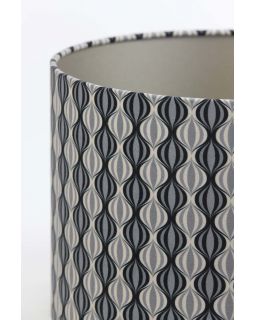 Abat-Jour Cylindre 30-30-21 Cm Trellis Noir