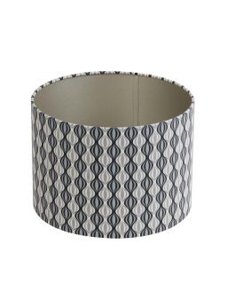Abat-Jour Cylindre 30-30-21 Cm Trellis Noir