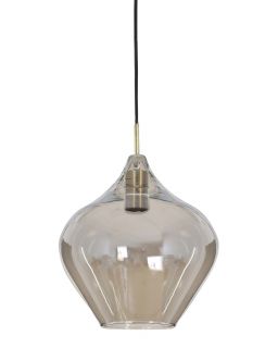 Suspension Ø27X29,5 Cm Rakel Bronze Antique+Fumée