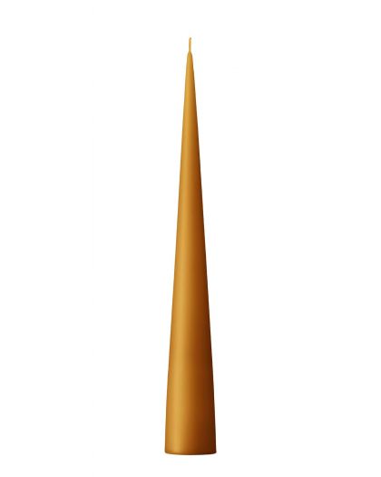 Cone Candle, 22,5Cm Saffron Dark