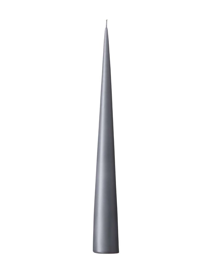 Cone Candle, 22,5Cm Grey Dark