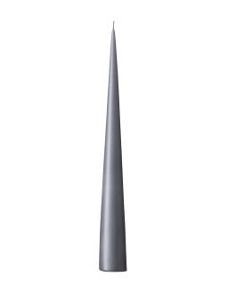 Cone Candle, 34Cm Grey Dark
