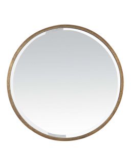 Miroir Metal Rond Or 60/60