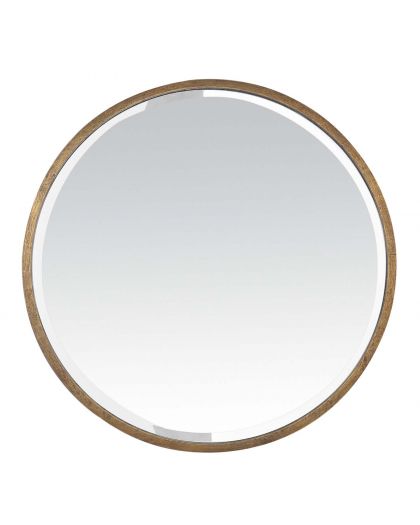 Miroir Metal Rond Or 60/60