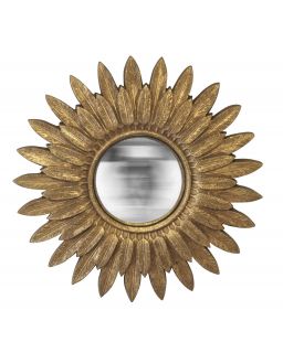Miroir Soleil Or Plume Diam 12 32 Ext