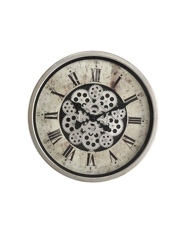 Horloge Mecanisme Apparent Grise 46/46/8.5