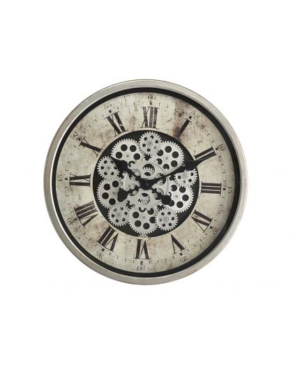 Horloge Mecanisme Apparent Grise 46/46/8.5