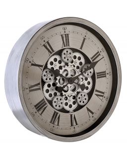Horloge Mecanisme Apparent Grise 46/46/8.5