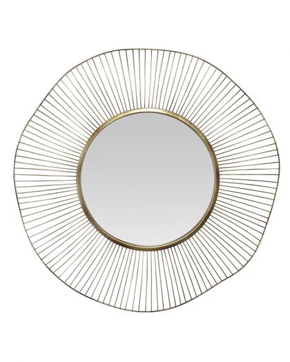 Miroir Legerete Dore 36X36Cm 75Ext 3Aa1052W