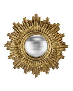 Miroir Agathe Soleil Convexe Dore 24Cm H18S0035G