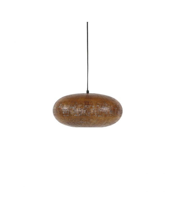 Amani Lampe Suspendue Métal Ø36 X H 20 Cm Rouille