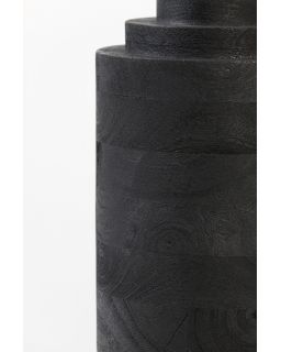 Pied De Lampe Ø20X33 Cm Racco Bois Noir