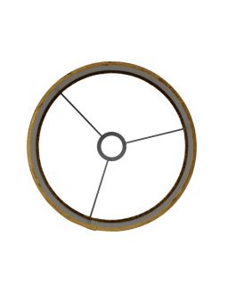 Abat-Jour Cylindre 30-30-21 Cm Gemstone Or