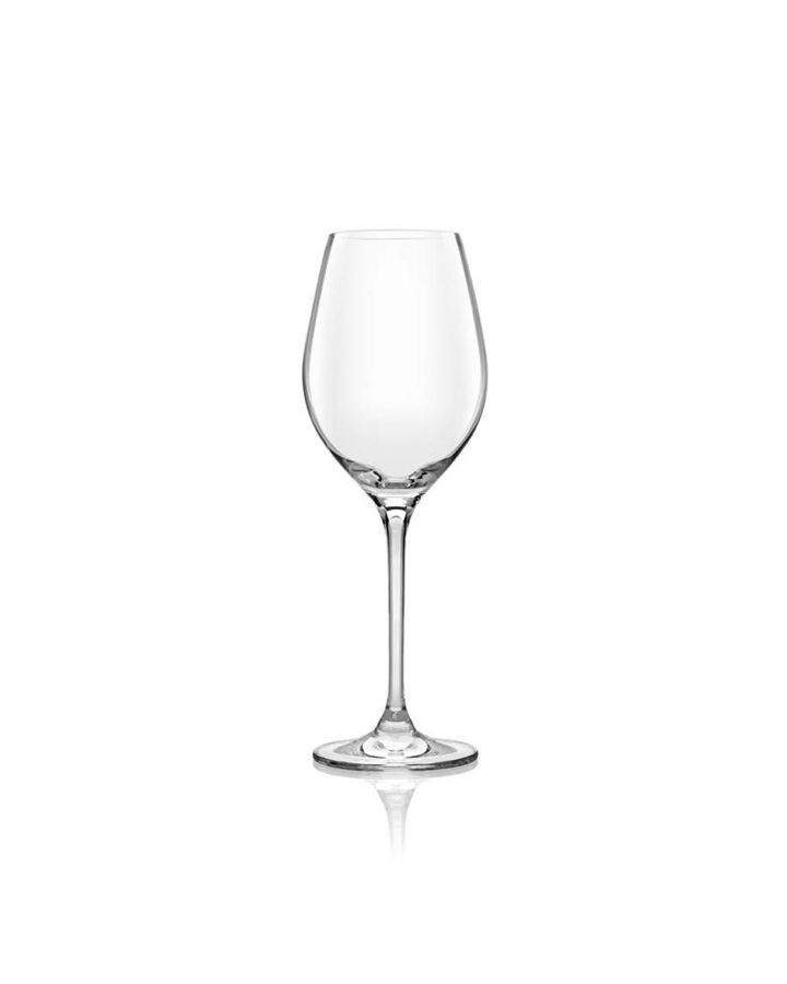 Vizio Set 6 Verre Sur Pied A Vin Blanc Transparent Cl.36
