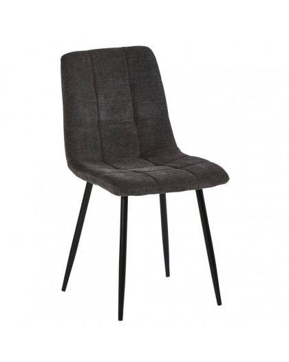 Chaise Manta Tissu Gris 45x50xH88cm