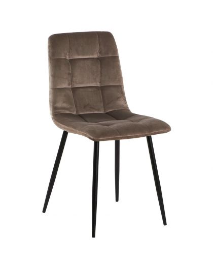 Chaise Manta Velours Weimar 45x50xH88cm