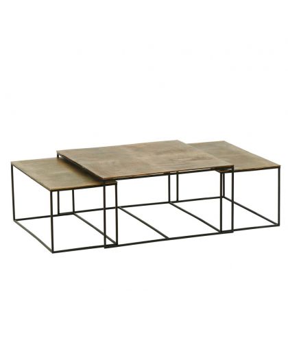 Table Ibiza Set/3 90x90xH45cm