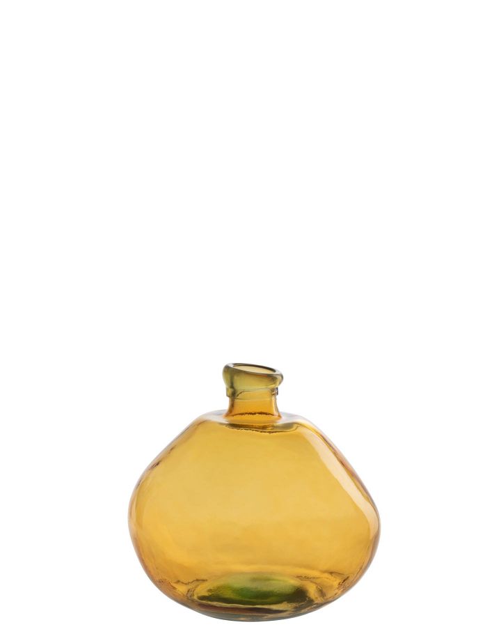 Vase Laura Verre Ocre Small (33X33X33Cm)