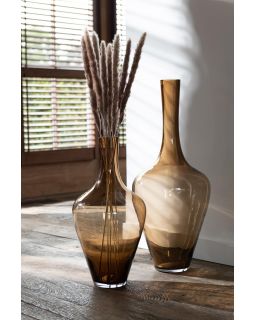 Vase Joni Verre Ambre Large (29X29X70Cm)