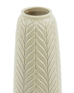 Vase Lilo Céramique Crème Ø15,5 X 40Cm