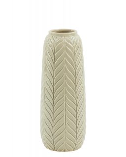 Vase Lilo Céramique Crème Ø15,5 X 40Cm