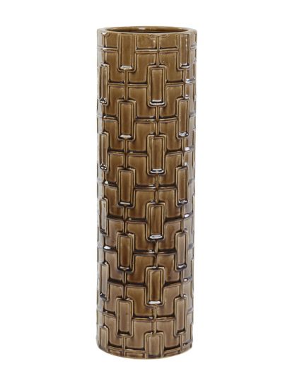 Vase Trevor Céramique Brun Ø16,5 X 52,5Cm