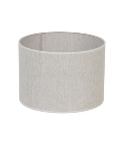 Abat-Jour Cylindre Breska Perle Blanc 20 X 20 X 15Cm