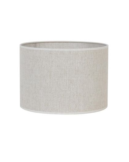 Abat-Jour Cylindre Breska Perle Blanc 20 X 20 X 15Cm