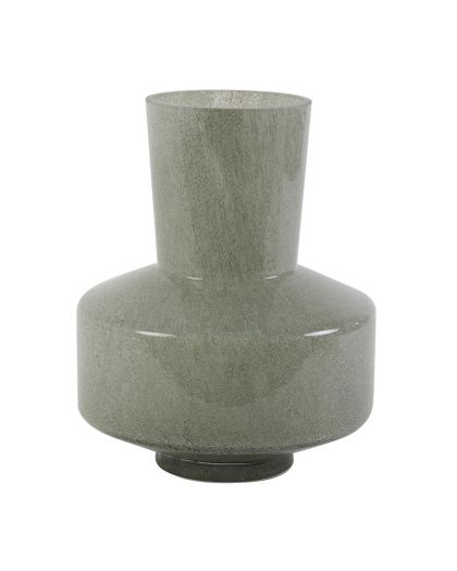 Vase Trasmos Verre GrisetVert Ø23,5 X 29,5Cm