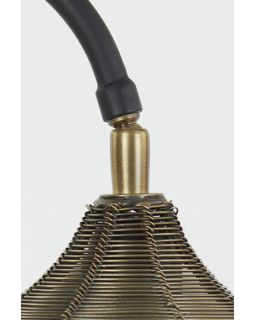 Lampe De Table Alvaro Bronze AntiqueetNoir Mat 27 X 20 X 61Cm