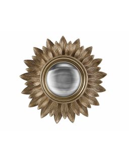 Miroir Lila Convexe Dore Ø20,8Cm