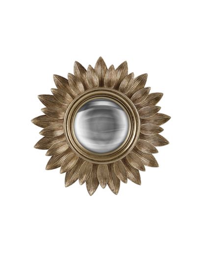 Miroir Lila Convexe Dore Ø20,8Cm