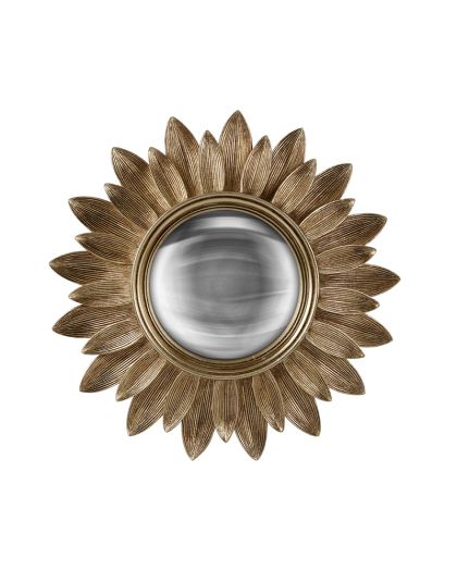 Miroir Lila Convexe Dore Ø30Cm