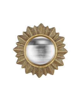 Miroir Maya Soleil Dore Ø23Cm