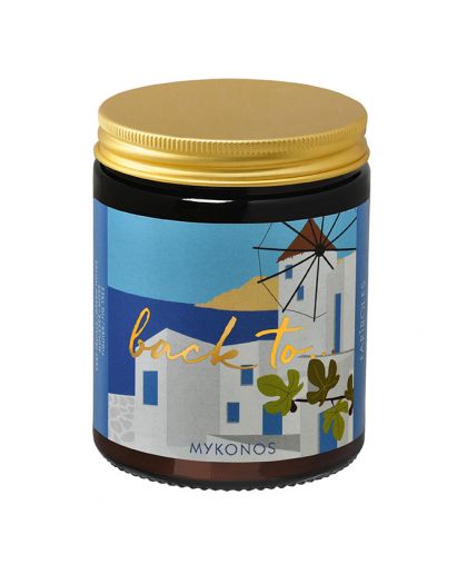 Bougie Back to …Mykonos 140Gr