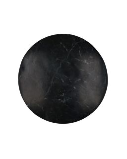  Carrara Dessus De Table Marble Ø45 X H1,5 Cm Noir