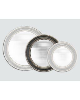 Miroirs NoiretArgent Convexe Ø19Cm