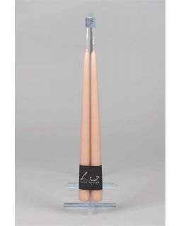 Paire De Bougies De Table Velours Luz Your Senses Portobello Ø2,2Xl30Cm