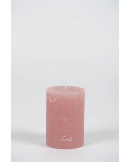  Bougie Rustique Luz Your SensesTaupe Rose Ø7Xh10Cm
