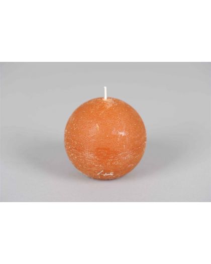  Bougie Boule Rustique Luz Your Senses Ambre Ø10Cm