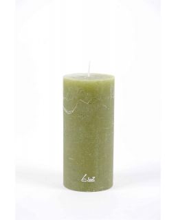  Bougie Rustique Luz Your SensesVert Écossais Ø7Xh15Cm