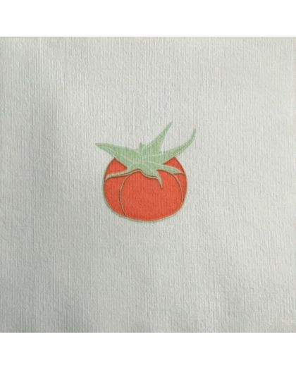 Serviette, Tomate 25X25