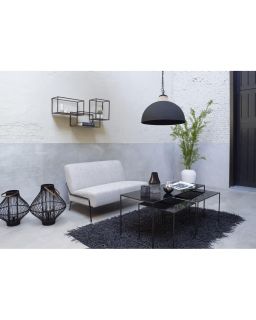 Support Mural Zen Metal L61 P15 H91 Noir